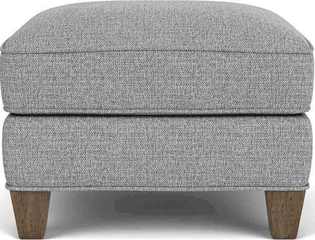 Flexsteel Allison Silver Ash Ottoman