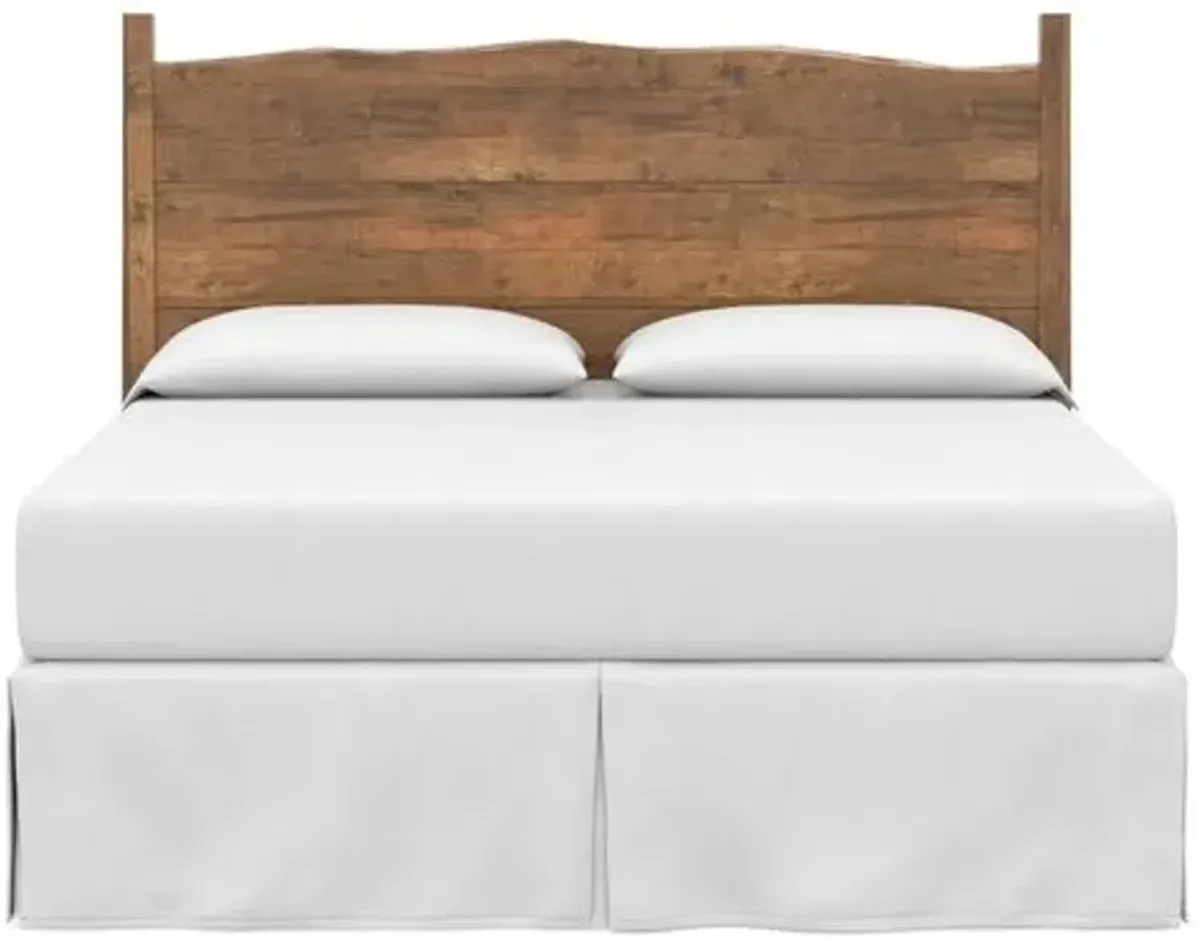 Bassett Maple King/California King Live Edge Panel Headboard