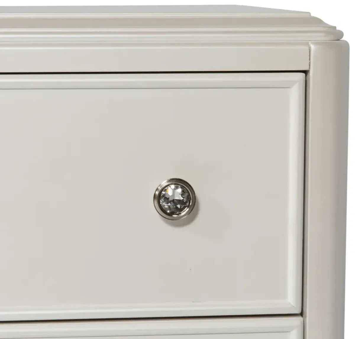 Kids/Teens Stardust Iridescent White Dresser & Mirror