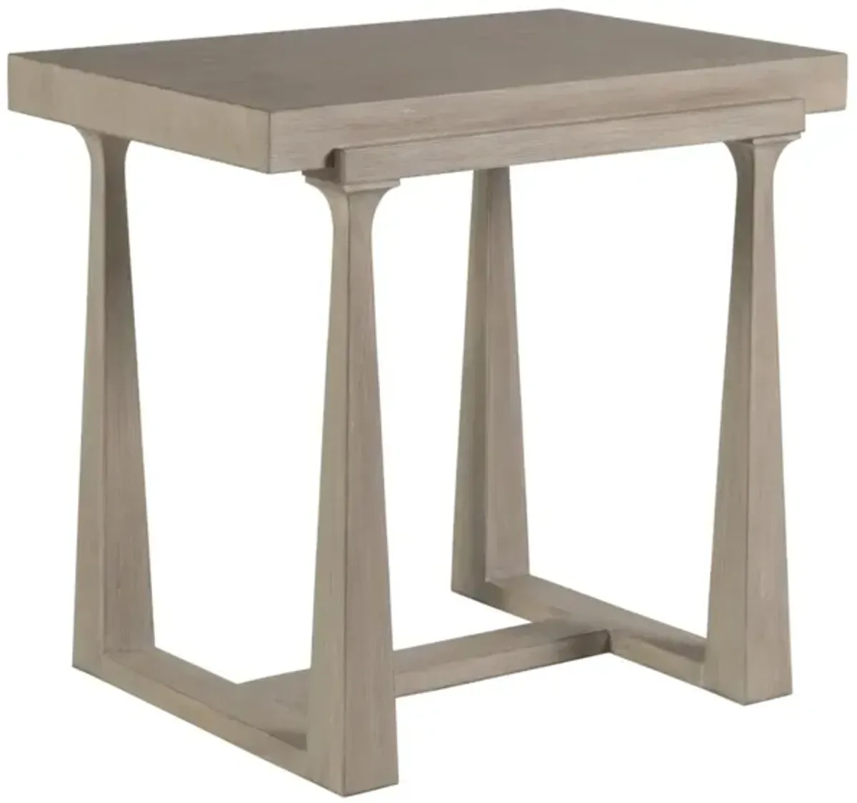 Artistica Home by Lexington Cohesion Program Grantland 27 Inch Modern Wood End Table White Washed