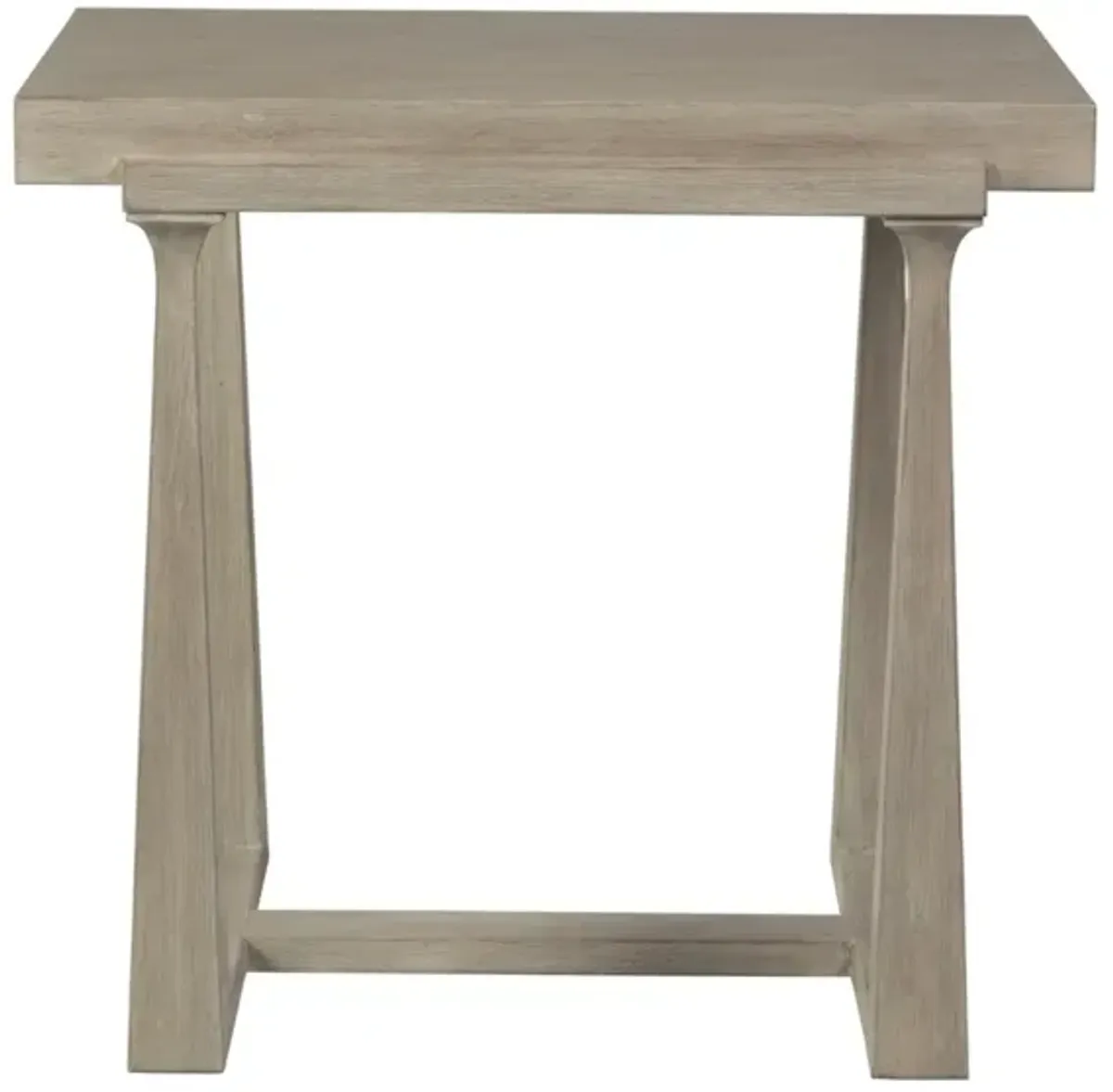 Artistica Home by Lexington Cohesion Program Grantland 27 Inch Modern Wood End Table White Washed