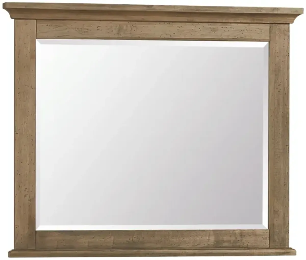 Vaughan-Bassett Carlisle Warm Natural Landscape Mirror