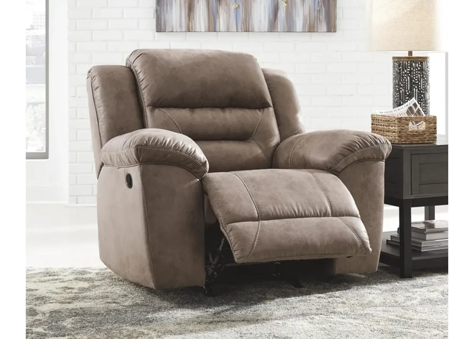 Ashley Stoneland Fossil Rocker Recliner