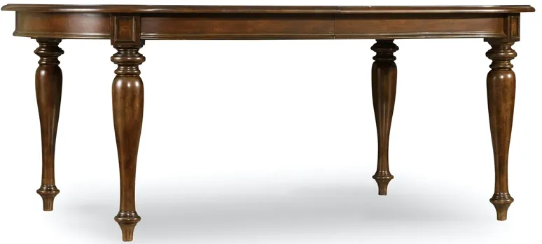 LEESBURG LEG TABLE WITH TWO 18 INCH LEAVES