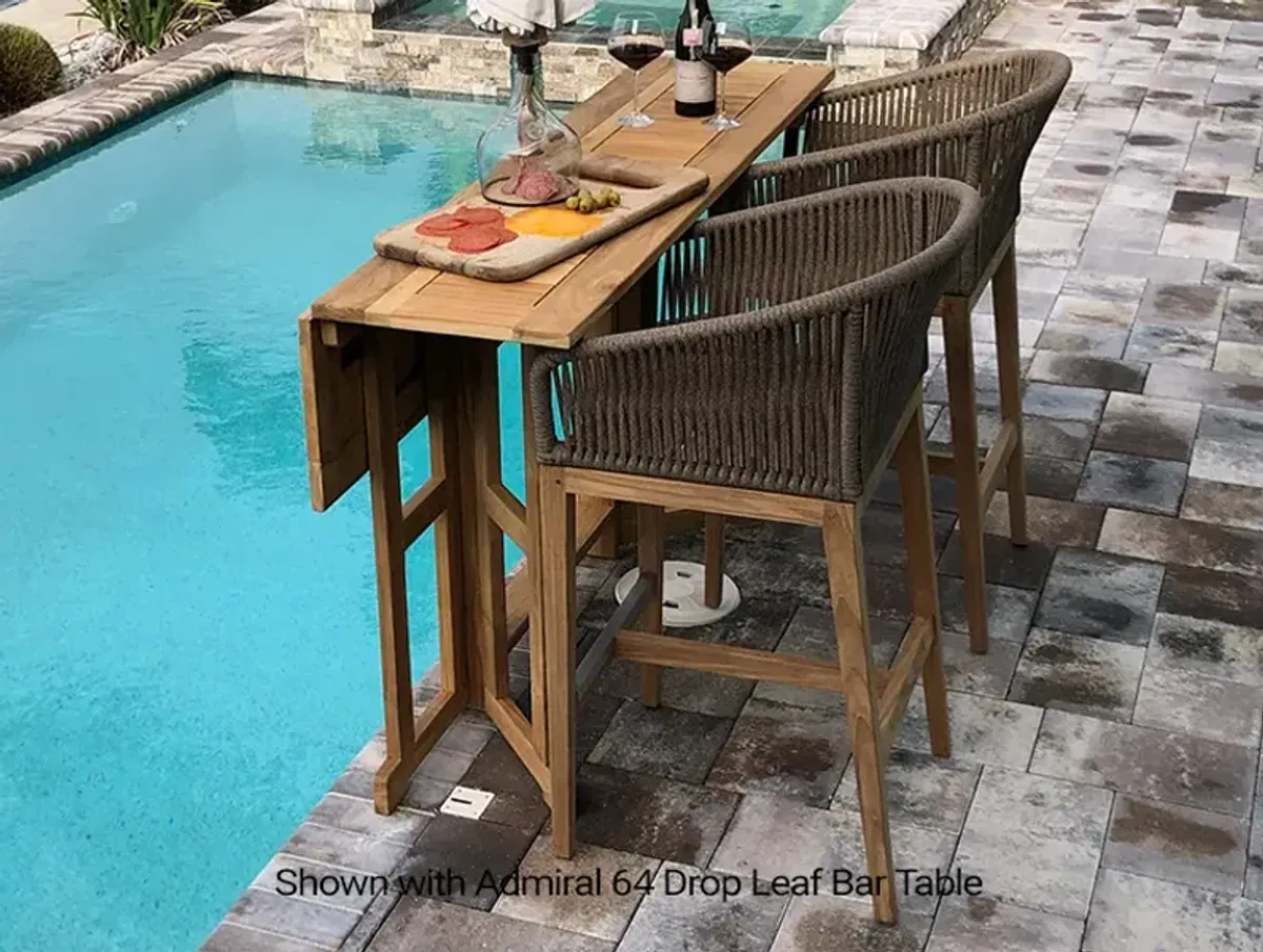 Royal Teak Malibu Outdoor Bar Chair Desert Sand