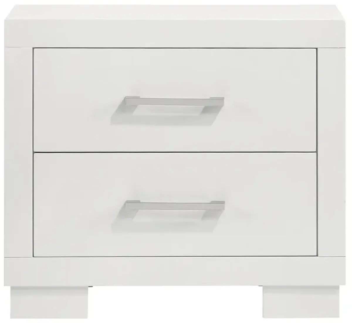 Coaster Jessica 2-Drawer Nightstand Cream White