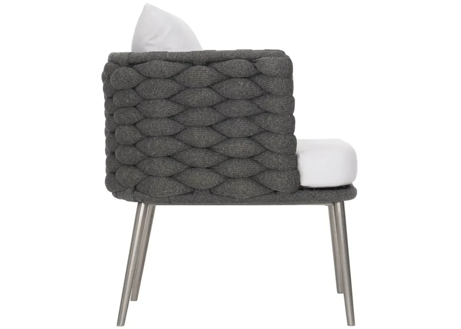 Bernhardt Santa Cruz Cadet Grey Outdoor Arm Chair