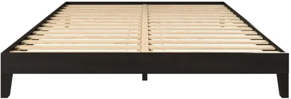 NIX KING PLATFORM BED BLACK