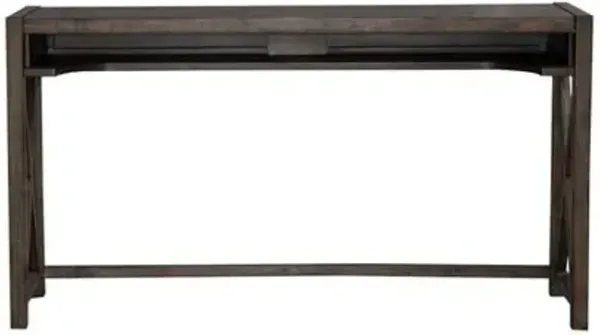 Liberty Furniture Lennox Medium Brown Console Bar Table
