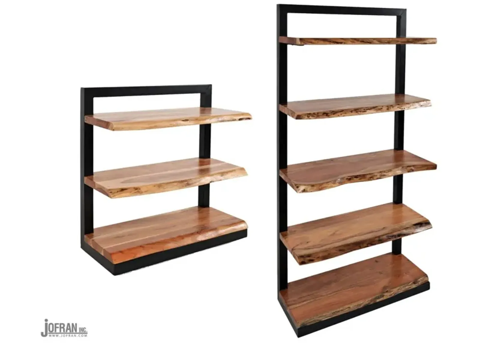 Jofran Natures Edge Slate 5 Shelf Bookcase