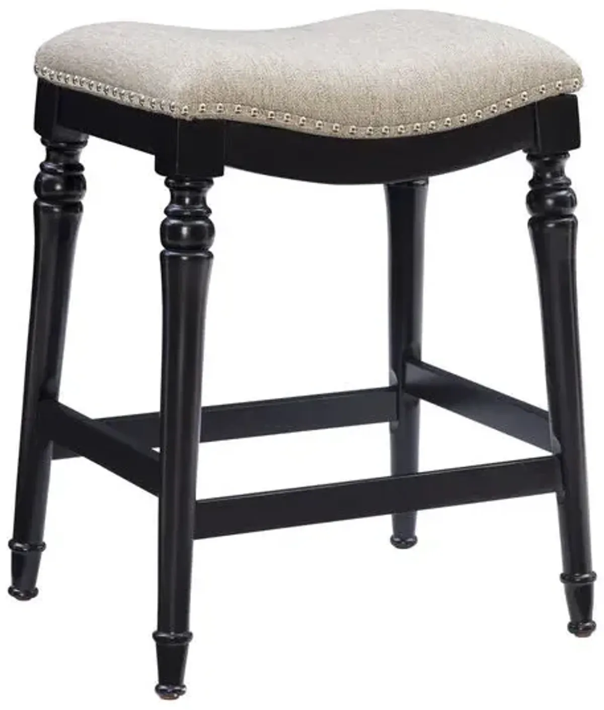 Powell Hayes Big & Tall Counter Stool Black