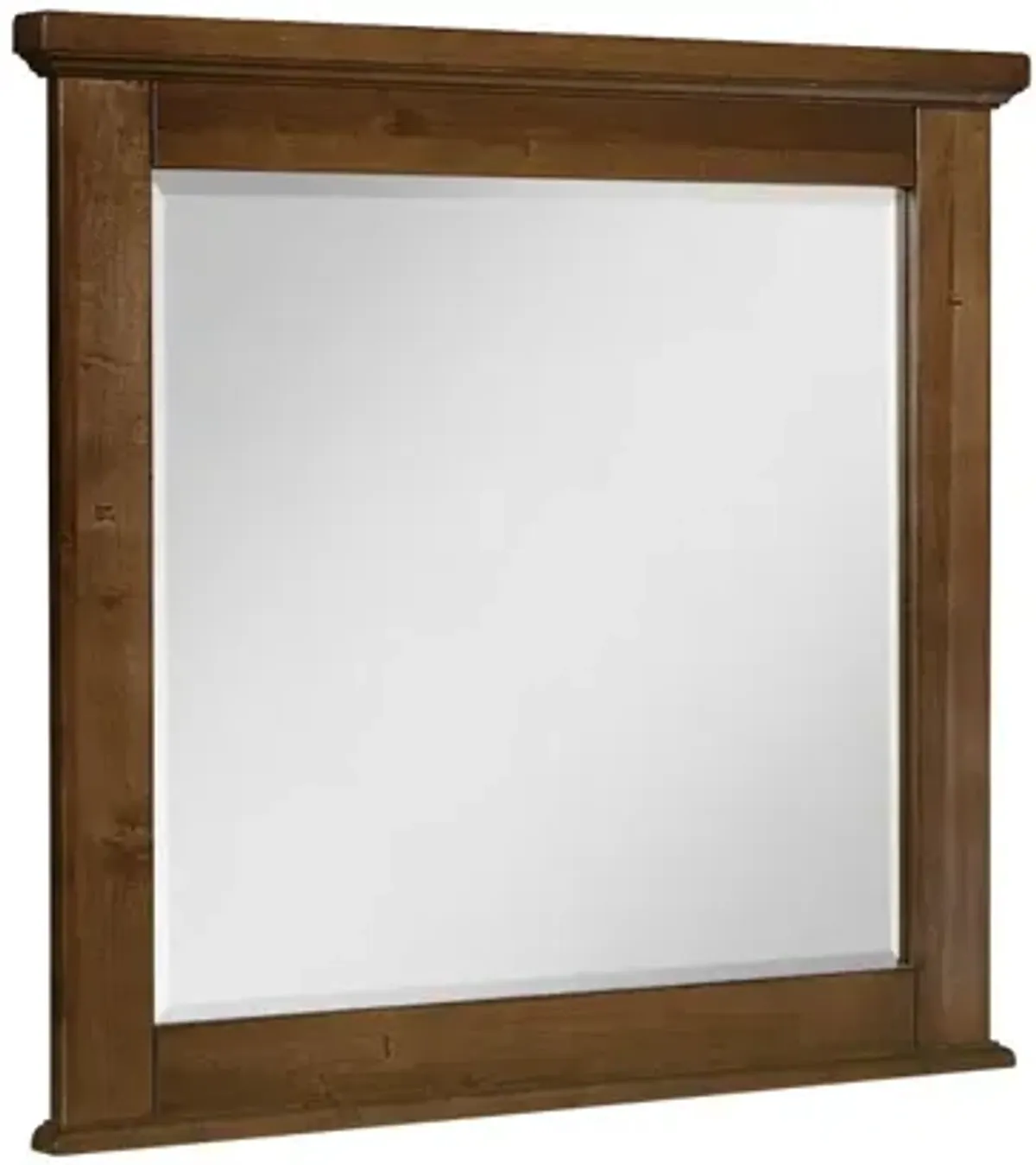 COOL RUSTIC BEVELED GLASS LANDSCAPE RECTANGULAR MIRROR - AMBER