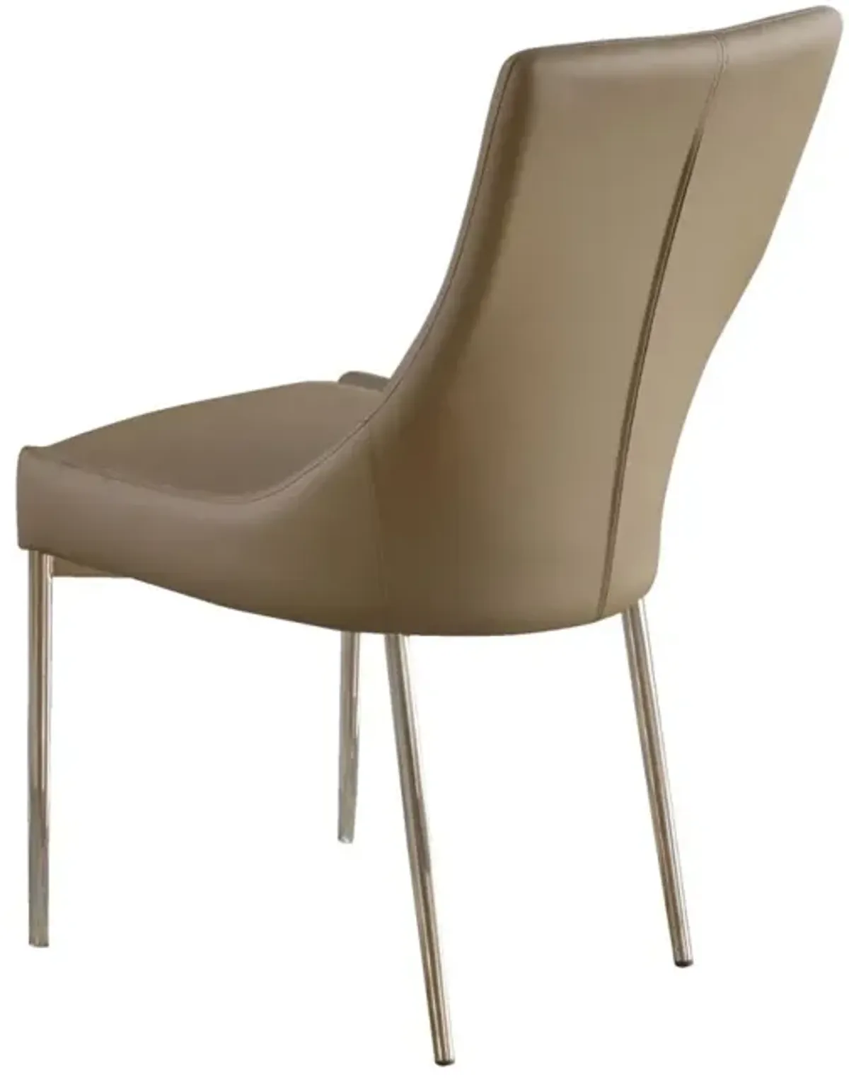 Chintaly Patricia Brown Contemporary Club-Style Dining Chair