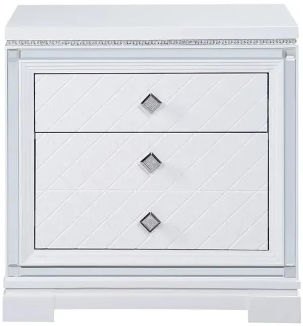 Eleanor 2-Drawer Nightstand White