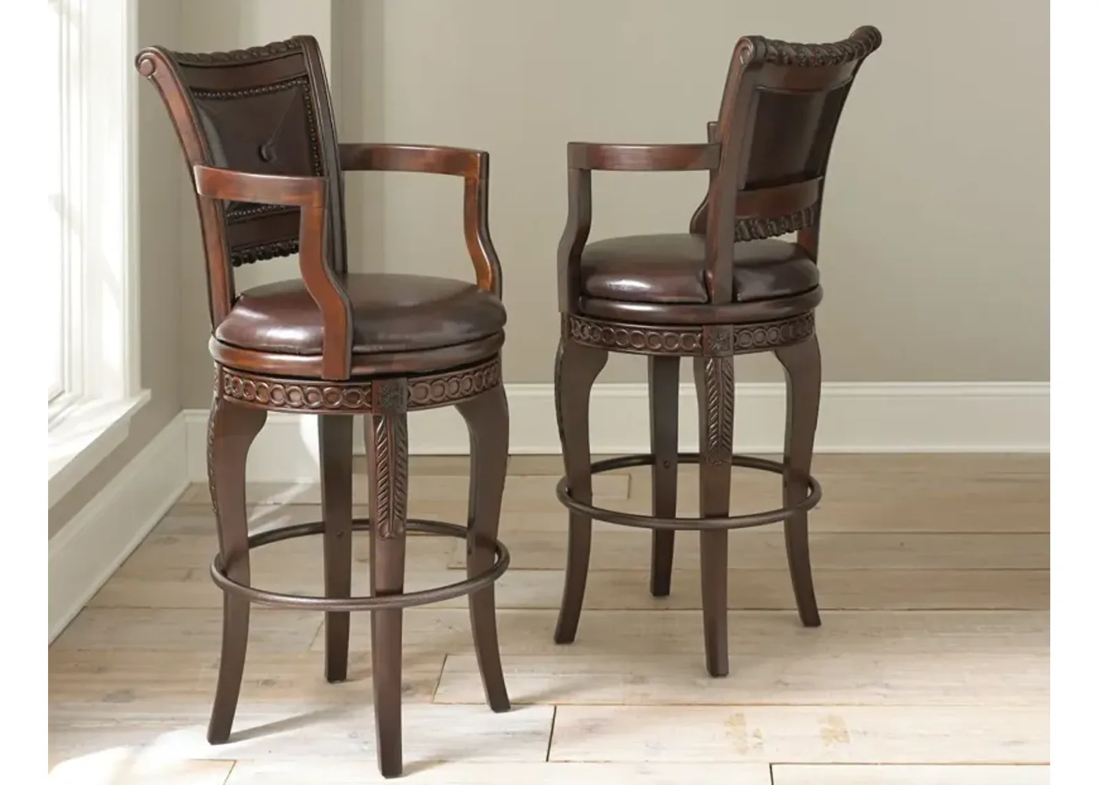 ANTOINETTE 30 INCH BAR STOOL SWIVEL