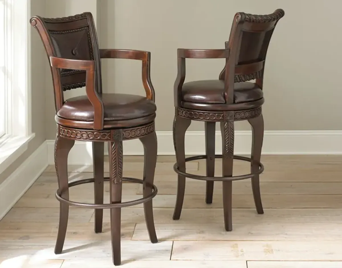 ANTOINETTE 30 INCH BAR STOOL SWIVEL