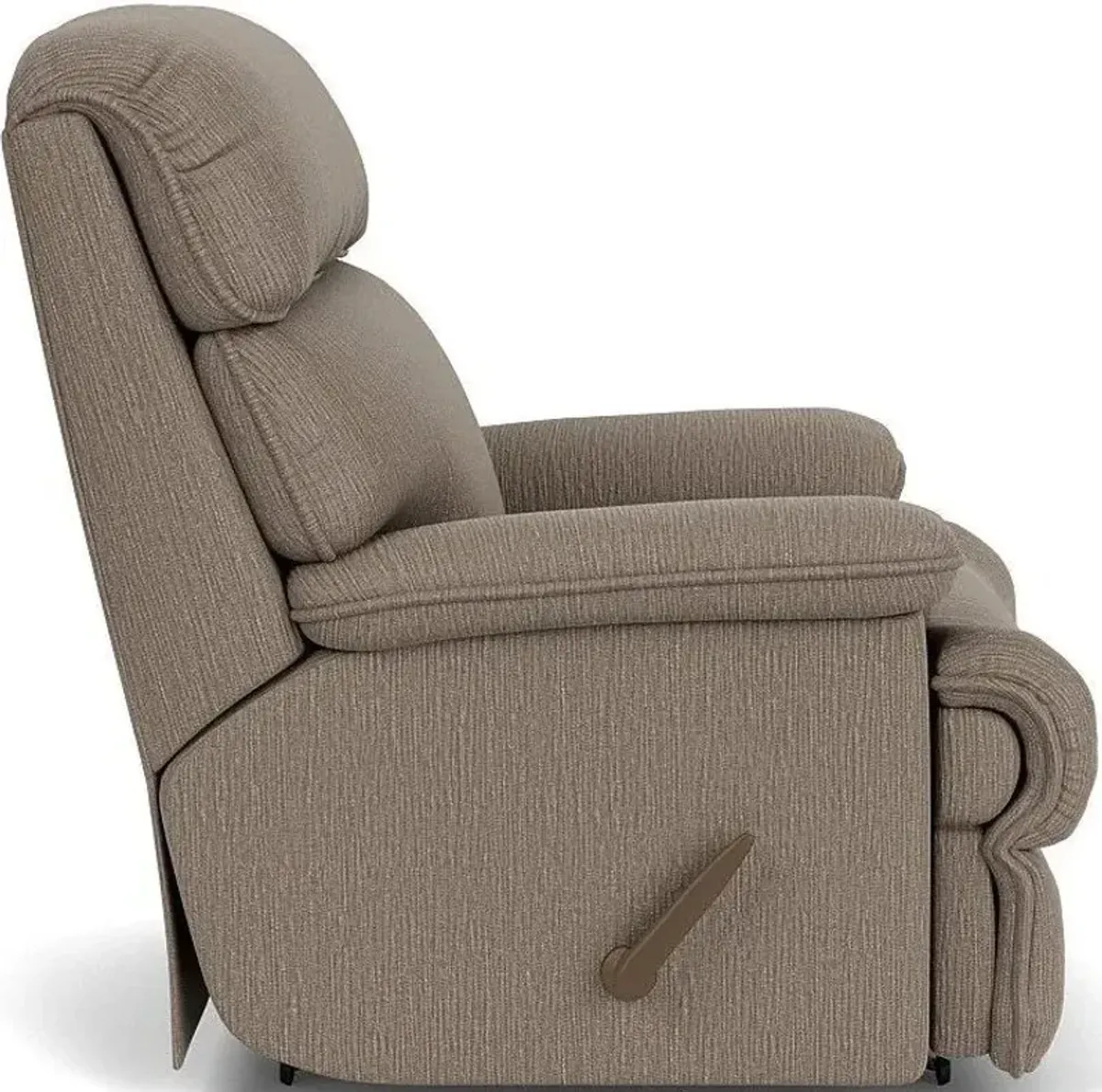 GENEVA BROWN PEWTER ROCKING MANUAL RECLINER