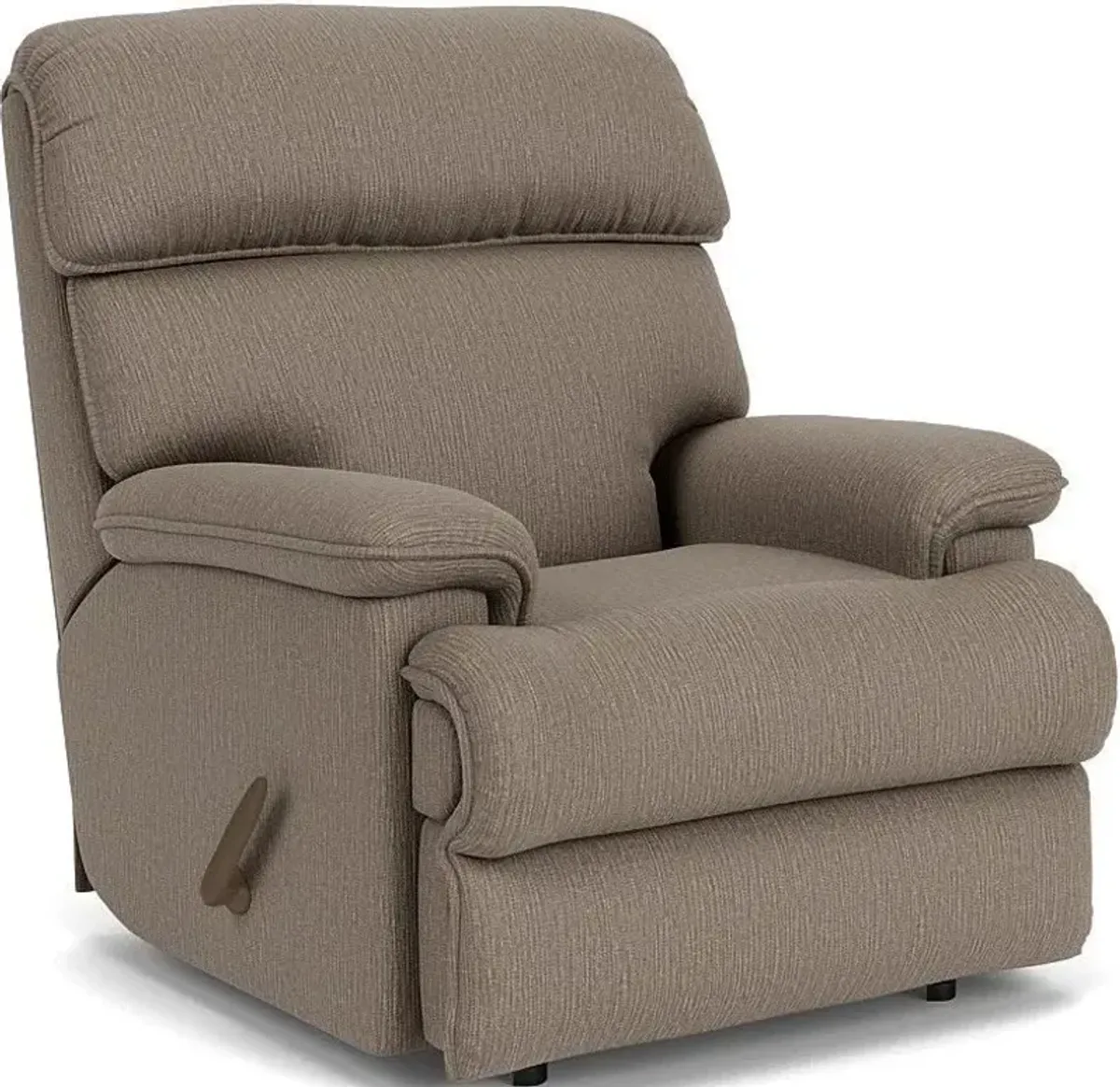 Flexsteel Geneva Brown Pewter Rocking Manual Recliner