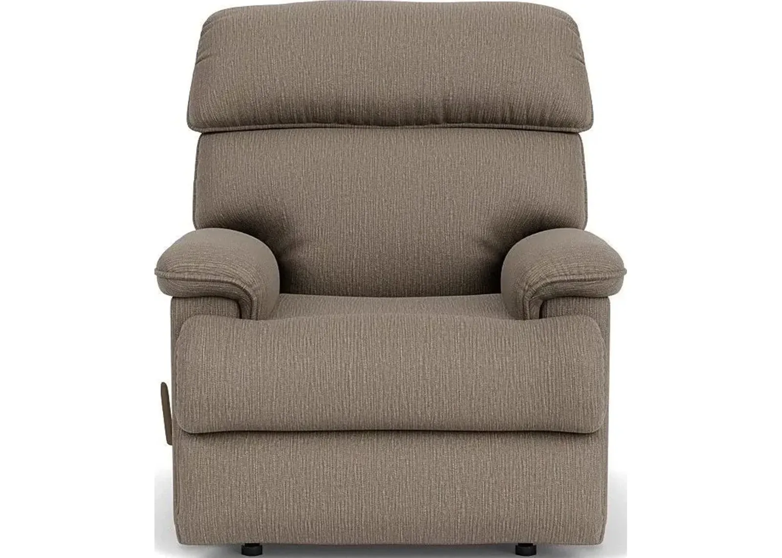 Flexsteel Geneva Brown Pewter Rocking Manual Recliner