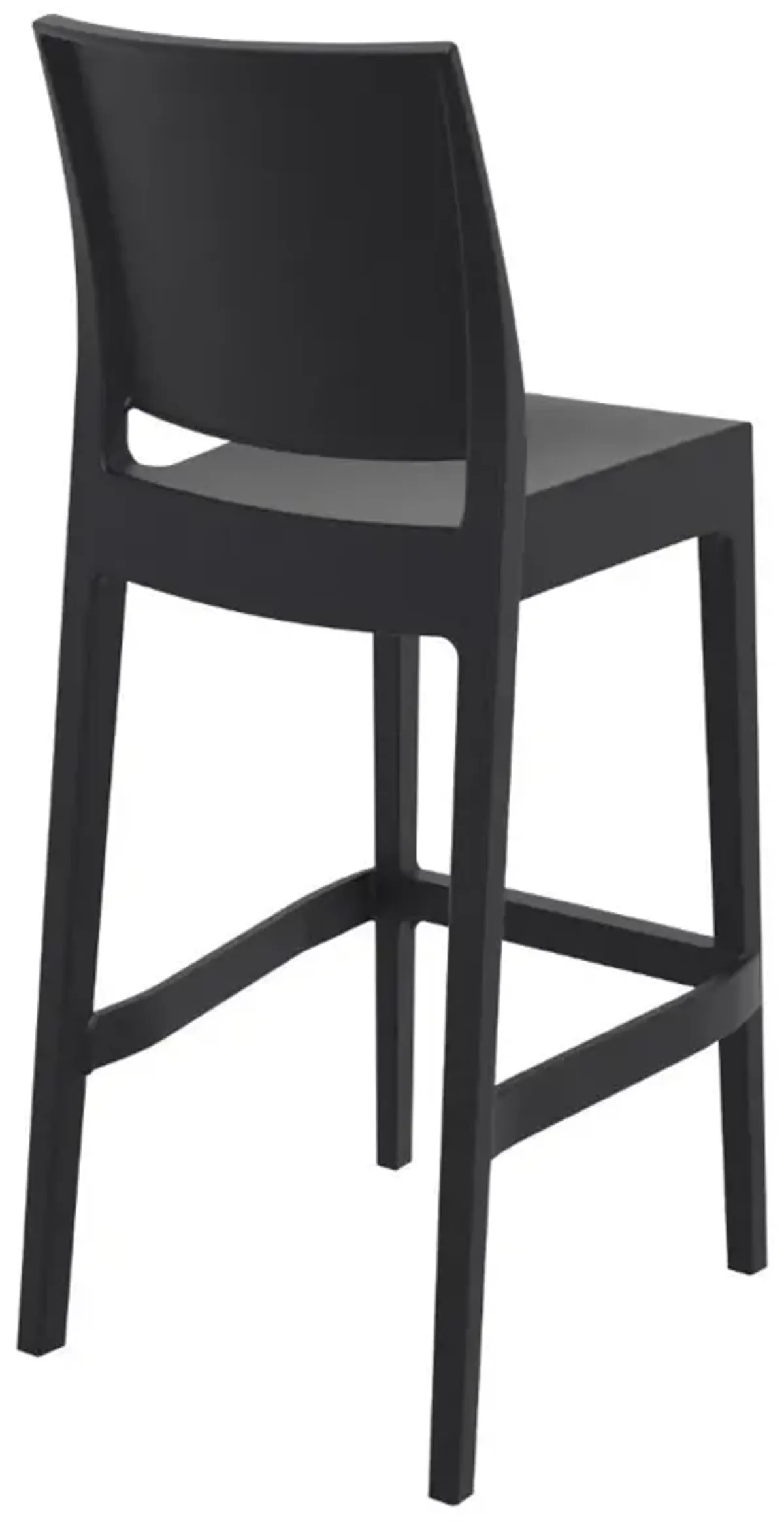 Compamia Maya Resin Bar Stool Black