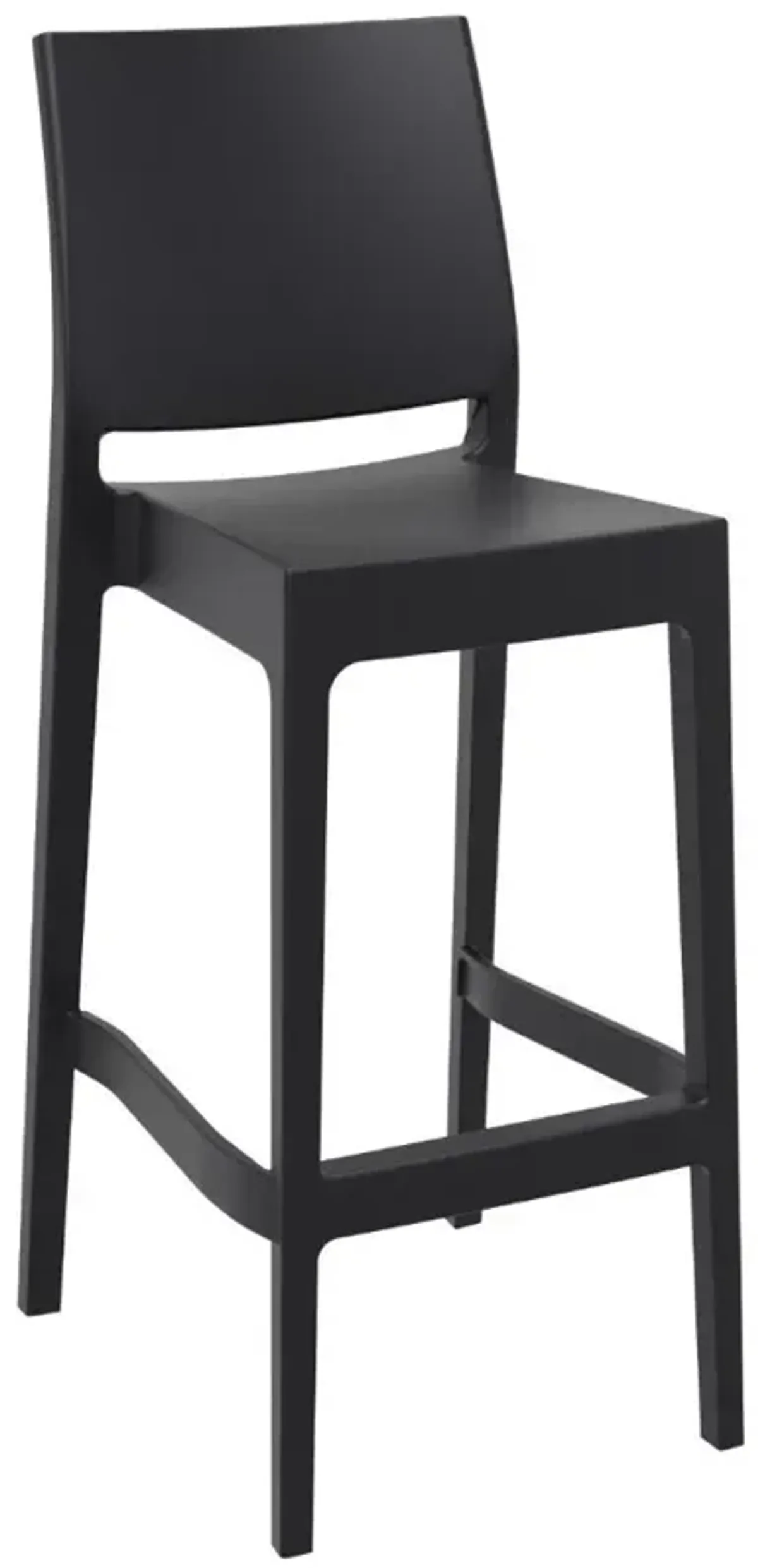 Compamia Maya Resin Bar Stool Black