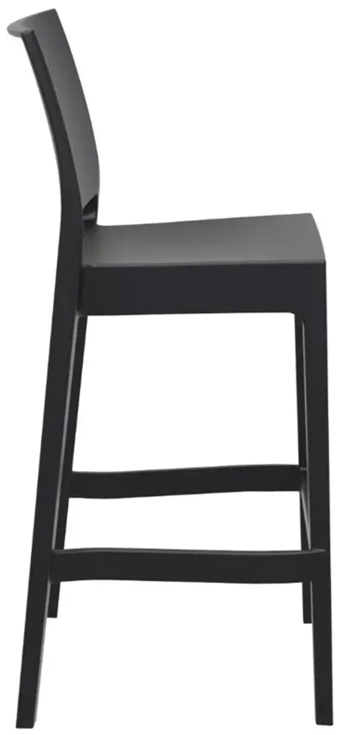 Compamia Maya Resin Bar Stool Black