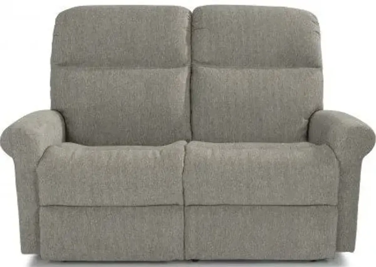 Flexsteel Davis Dove Reclining Loveseat
