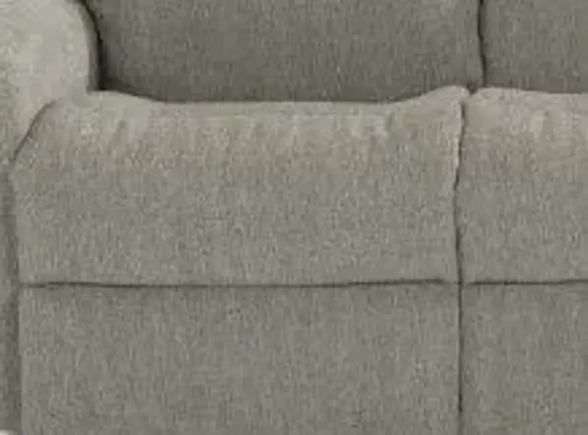 Flexsteel Davis Dove Reclining Loveseat