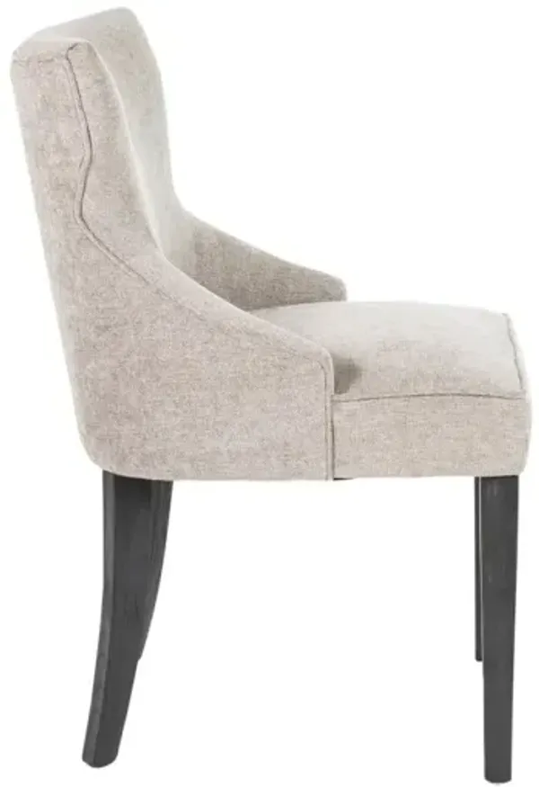 LUCY DINING CHAIR IN BLACK/ANEW GREY