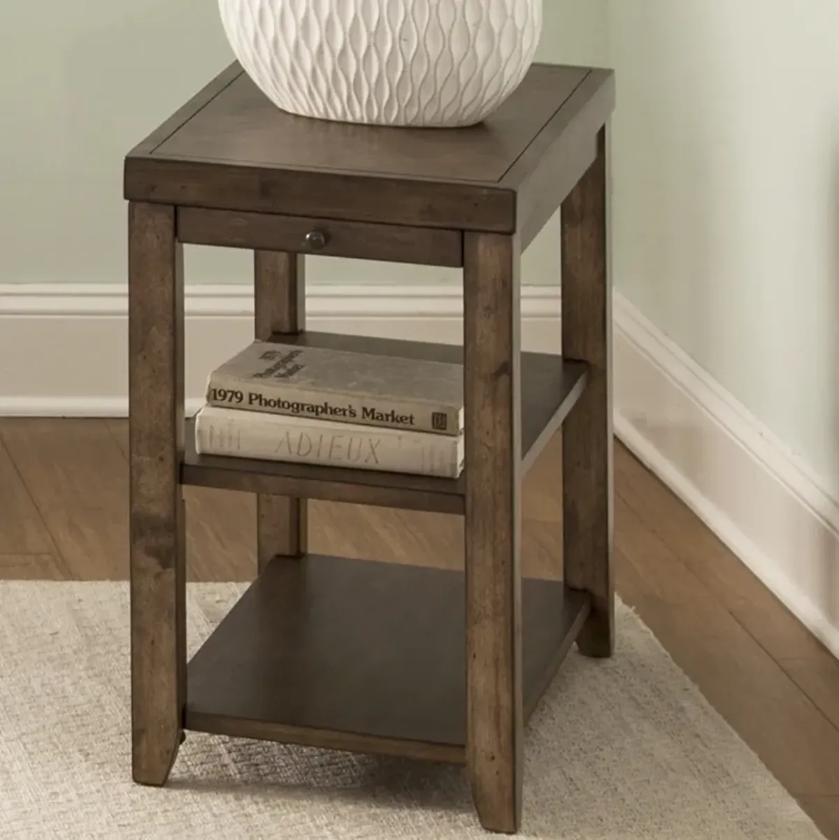 Liberty Furniture Mitchell Nutmeg Chair Side Table