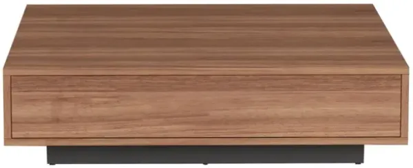 Chintaly Wooden Cocktail Table with Melamine Base & 2-Drawers