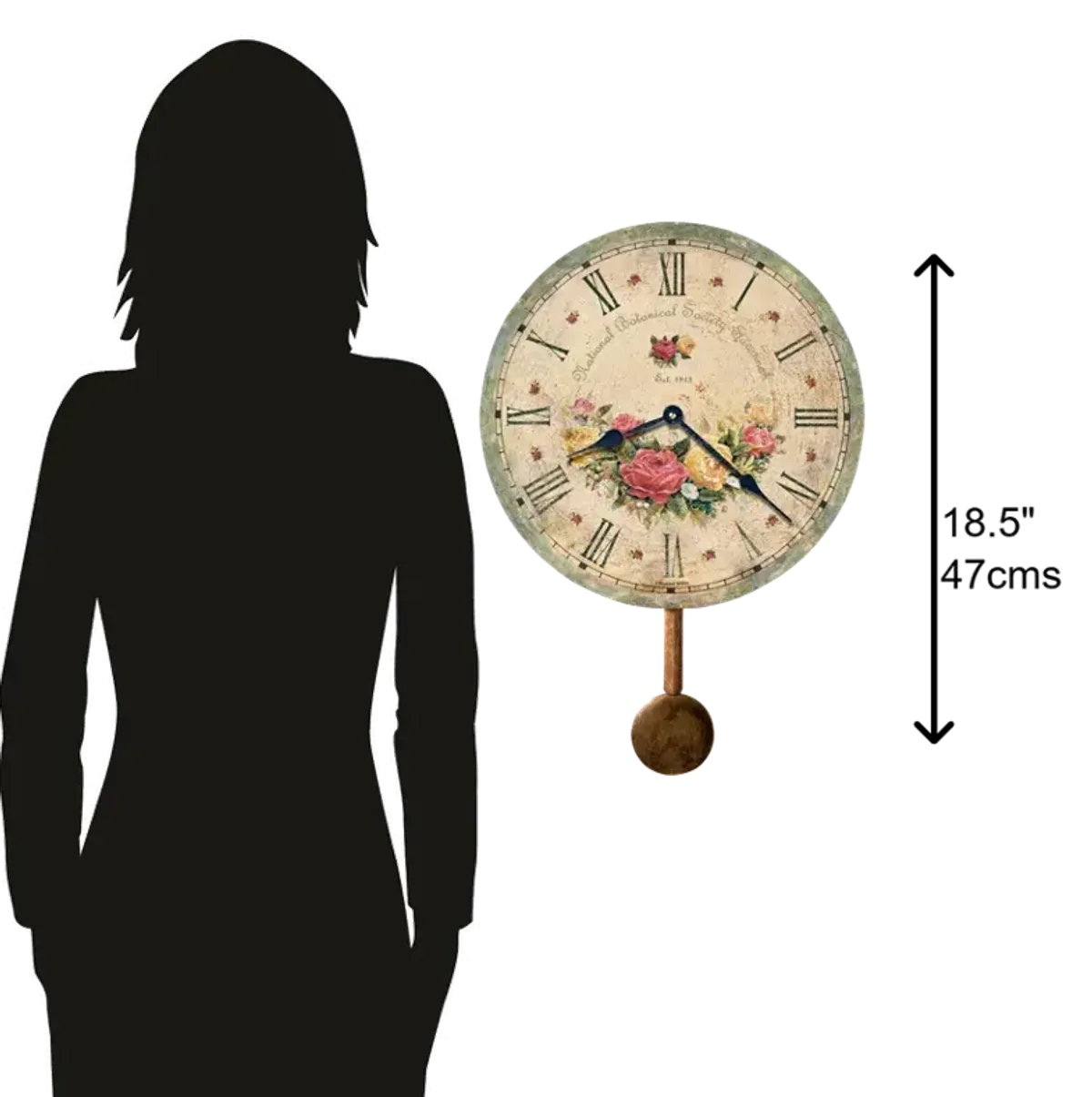 Howard Miller Savannah Botanical Society Vi Wall Clock