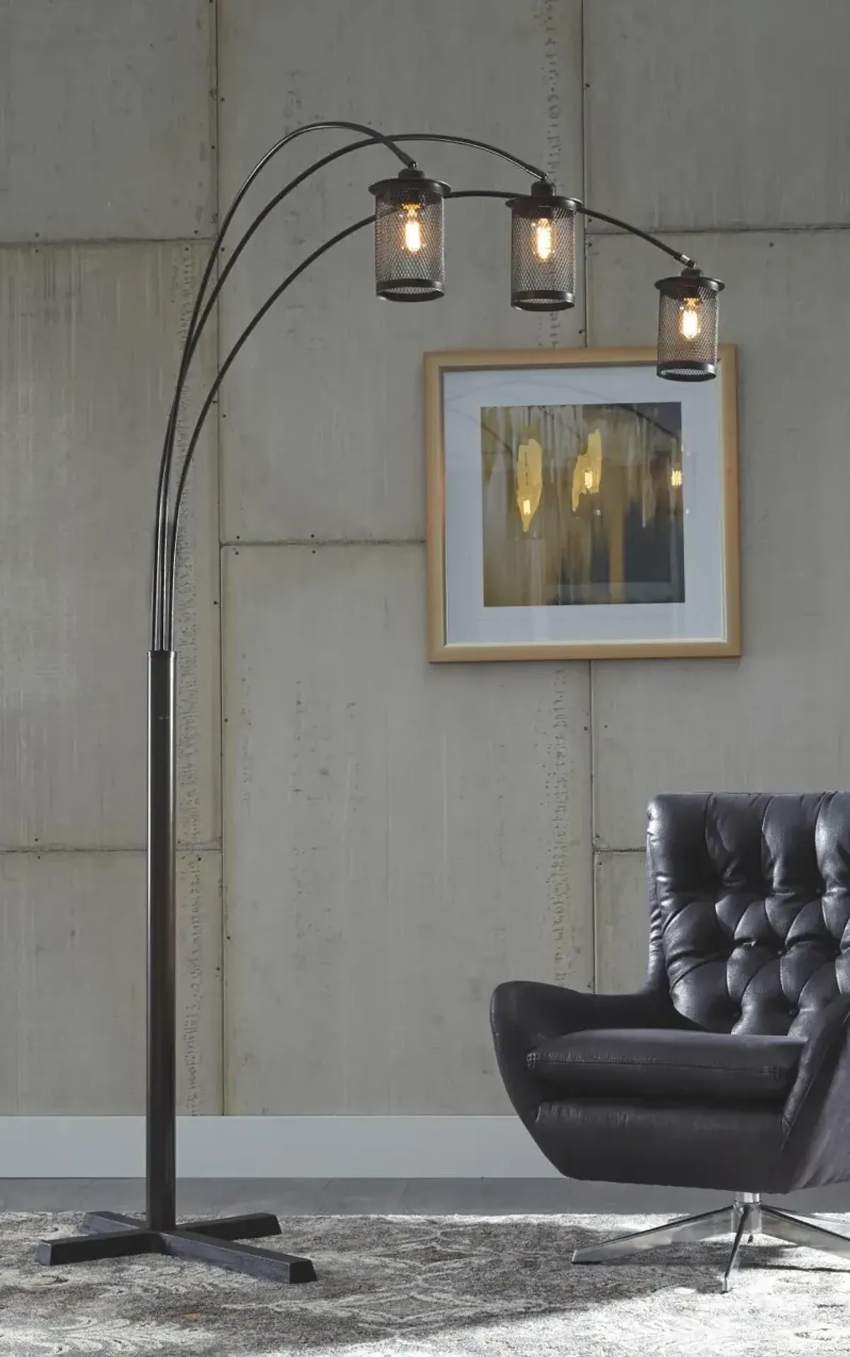 Ashley Maovesa Floor Lamp Bronze Signature Design