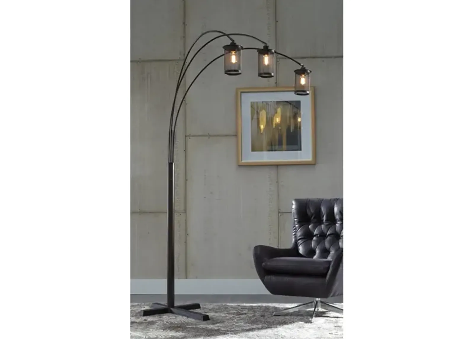 Ashley Maovesa Floor Lamp Bronze Signature Design