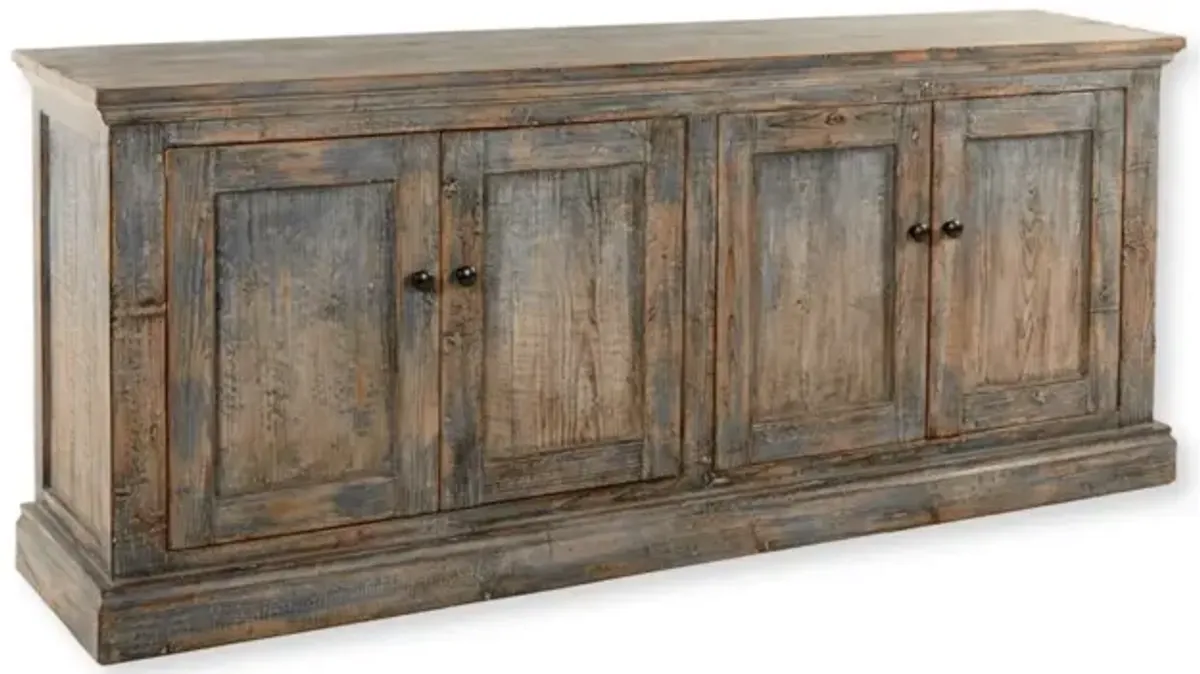 Nest Home Antique Blue Mimi 4-Door Cabinet