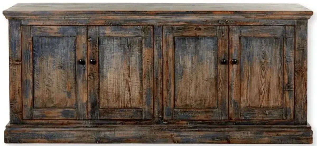 Nest Home Antique Blue Mimi 4-Door Cabinet