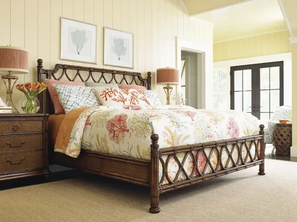 Tommy Bahama Home by Lexington Bali Hai Rattan Queen Headboard