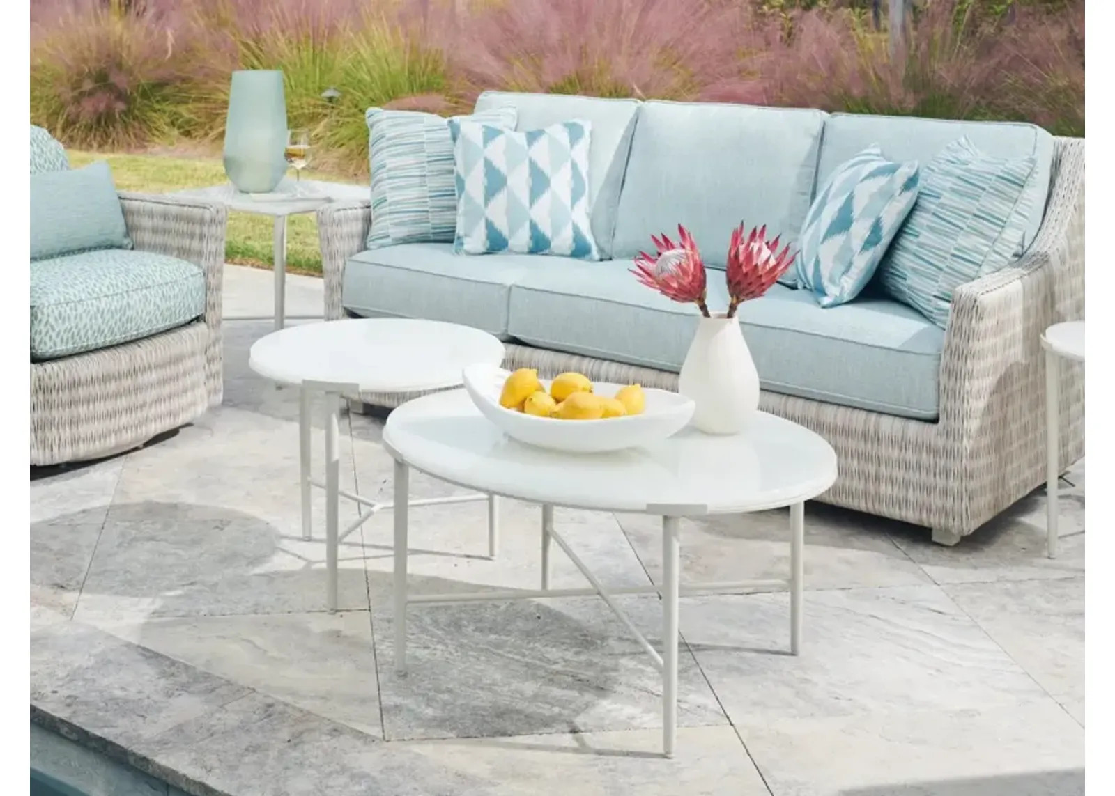 Tommy Bahama Outdoor by Lexington Seabrook Bunching Cocktail Coffee Table