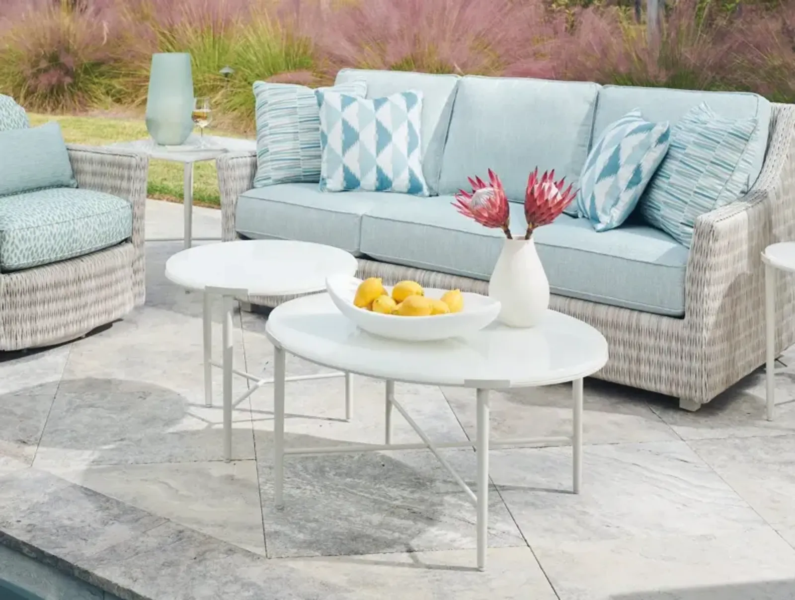 Tommy Bahama Outdoor by Lexington Seabrook Bunching Cocktail Coffee Table