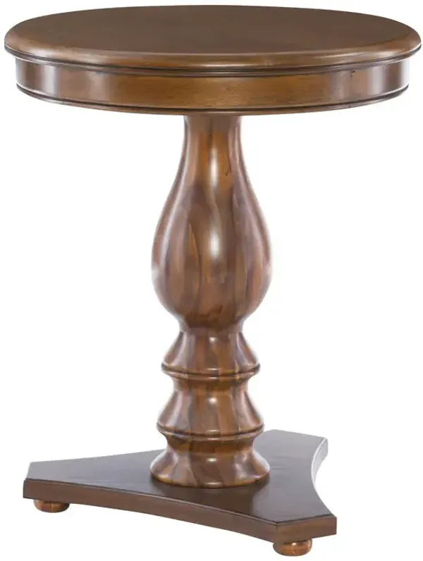 Powell Stanton Accent Side Table Hazelnut