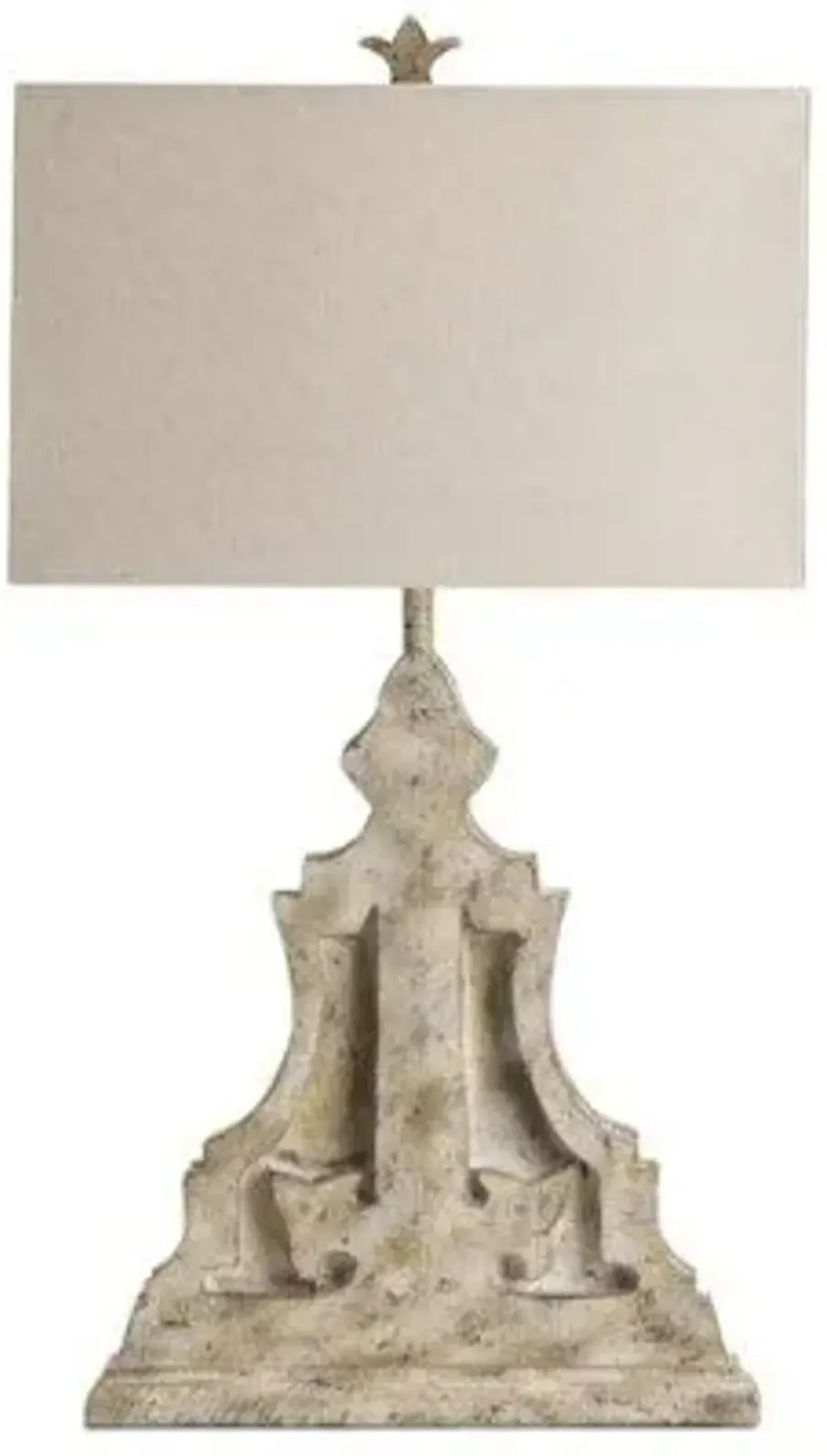 Crestview Laurel Ashley Blond Wood Table Lamp