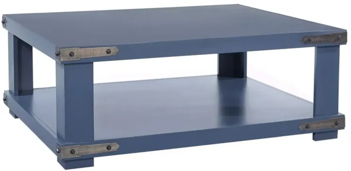 Aspenhome Sawyer Malta Blue Coffee Table