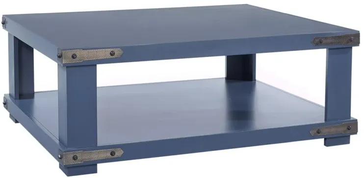 SAWYER MALTA BLUE COFFEE TABLE