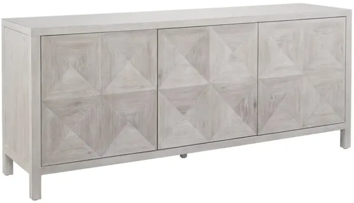 Universal Modern Farmhouse Sadie Buttermilk Credenza Sideboard