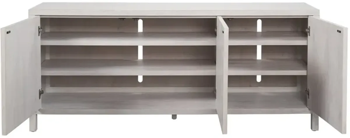Universal Modern Farmhouse Sadie Buttermilk Credenza Sideboard
