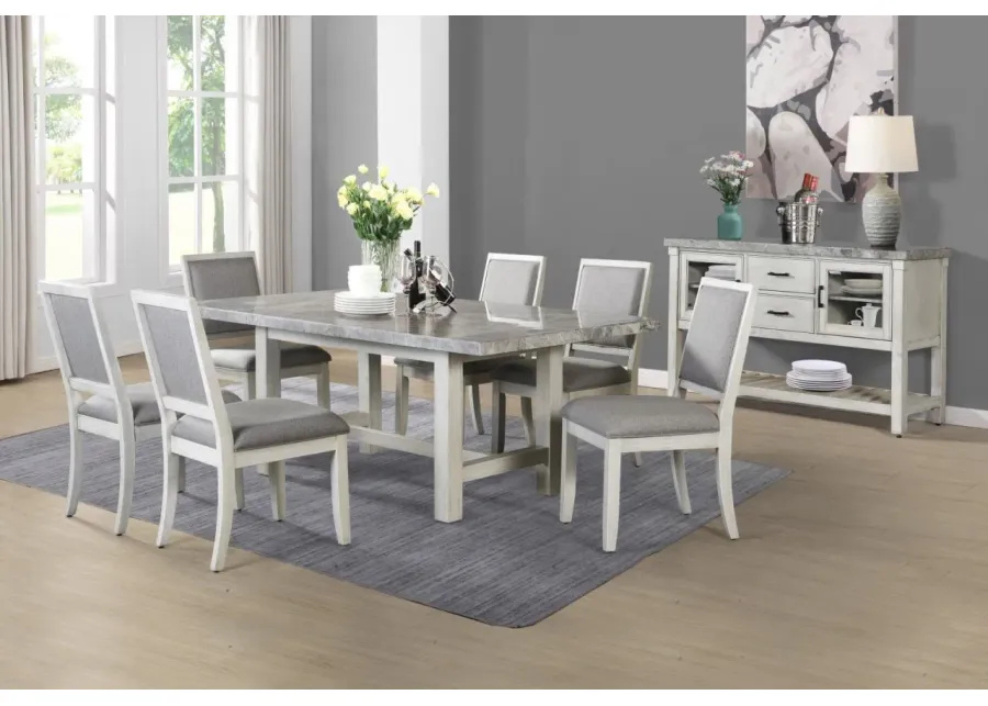 5 PIECE CANOVA TABLE + 4 SIDE CHAIRS