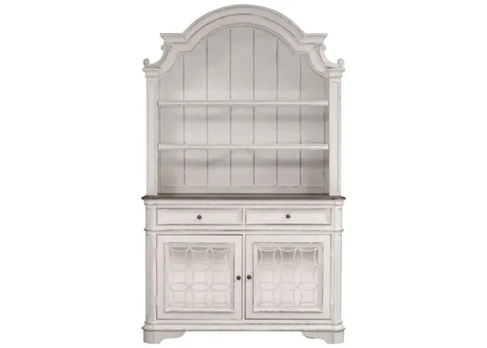 MAGNOLIA MANOR HUTCH CHEST - ANTIQUE WHITE