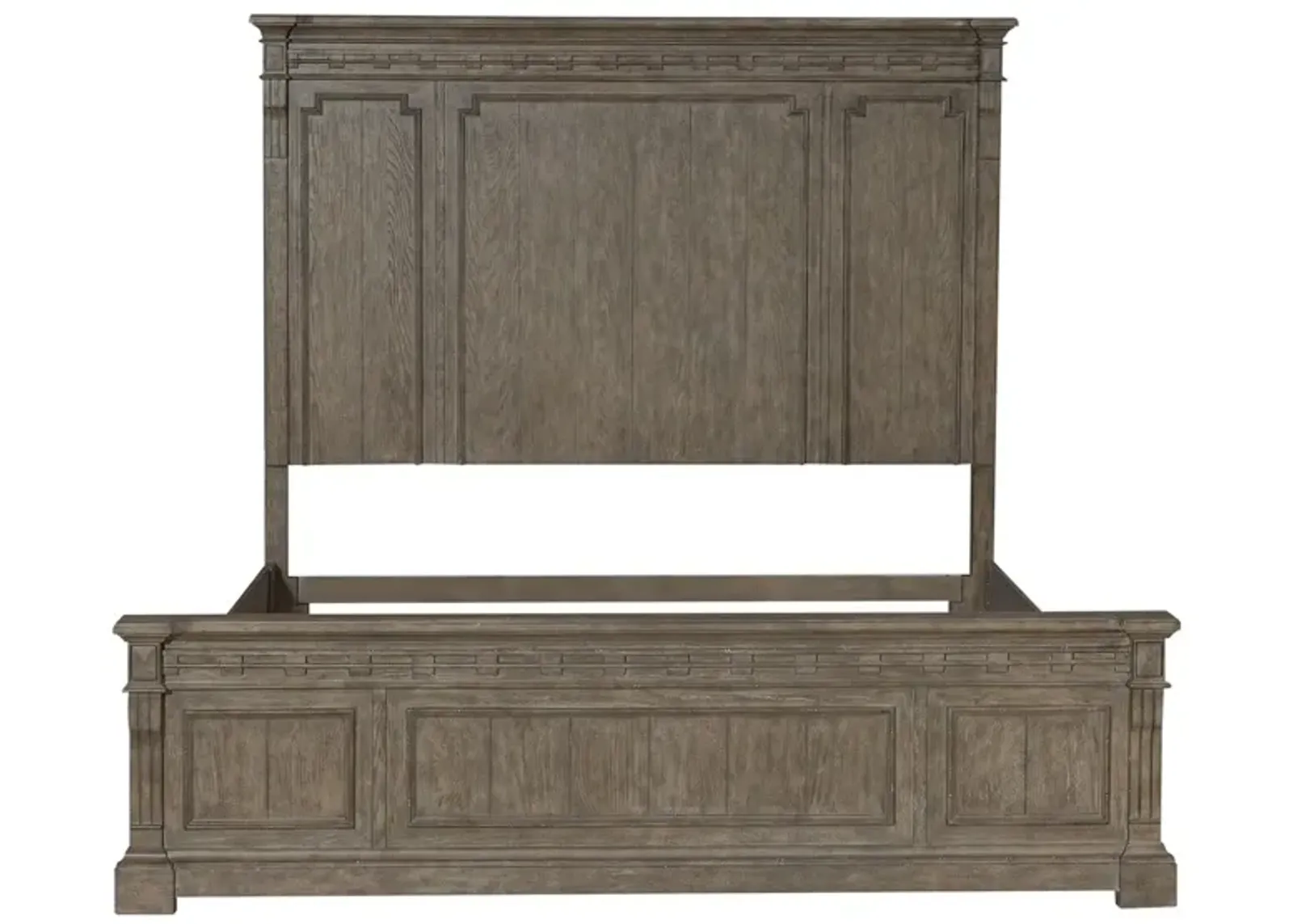 Liberty Furniture Town & Country Dusty Taupe King Panel Bed