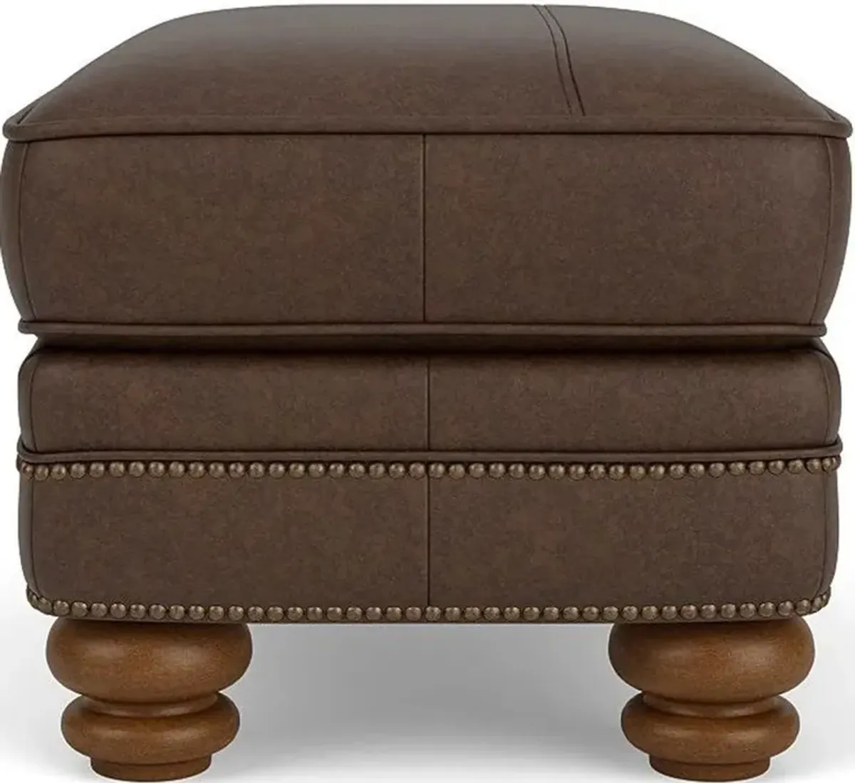 Flexsteel Bay Bridge Brown Ottoman