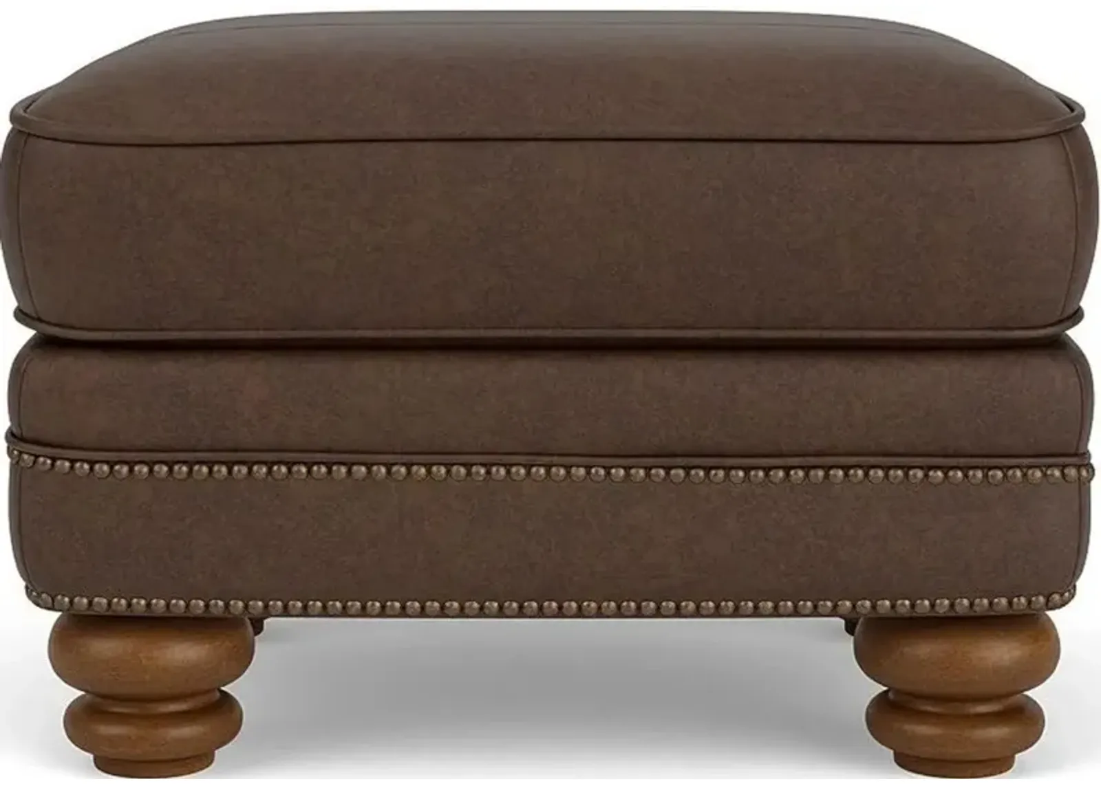 Flexsteel Bay Bridge Brown Ottoman